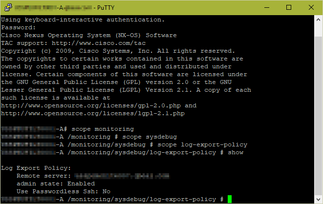 External Log Collection for UCS Fabric Interconnects – Binaryspiral